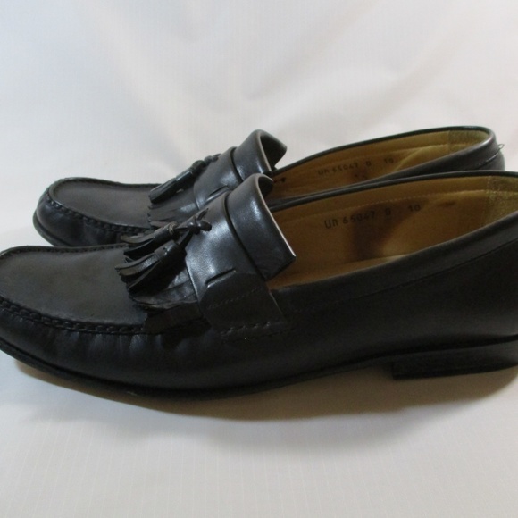 Salvatore Ferragamo Black Tassel Loafers 10 D main image 5
